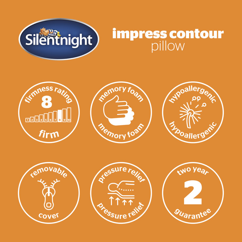 Silentnight Impress Memory Foam Contour Support Pillow