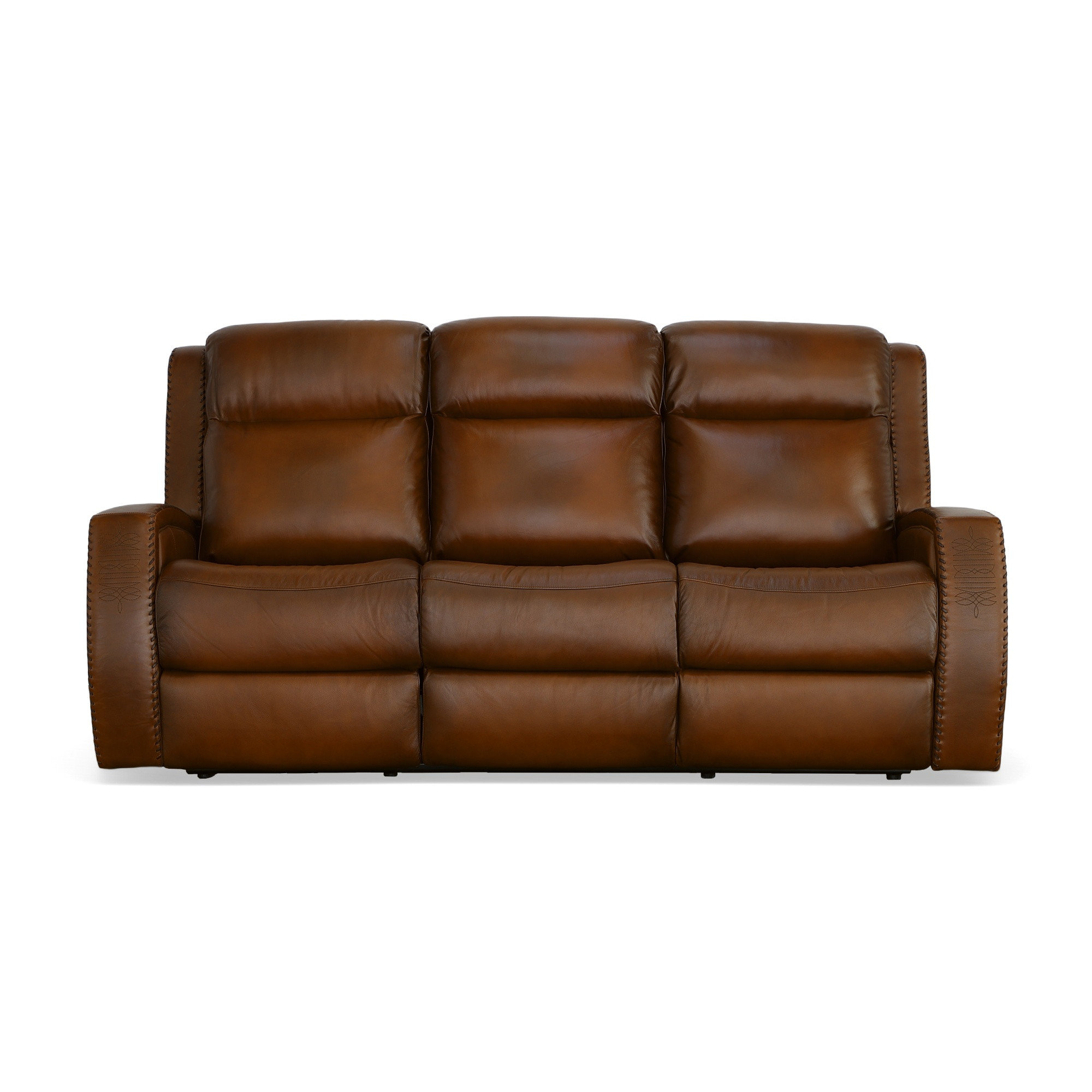 Flexsteel Mustang 84'' Leather Power Reclining Sofa & Reviews Wayfair