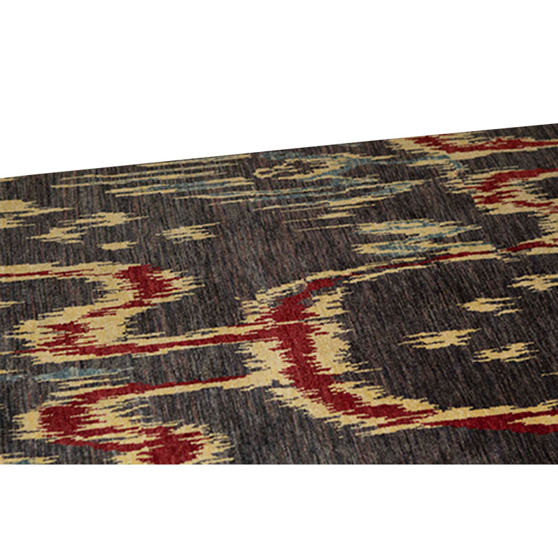 Wool Abstract Area Rug, Rectangle 8' x 9'11"
