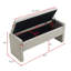 Banc de bout moderne avec rangement, grand tabouret de repose-pieds rembourré, banc de meuble-lavabo de fenêtre confortable pour le salon, la chambre à coucher-129757637-129757638-129757642