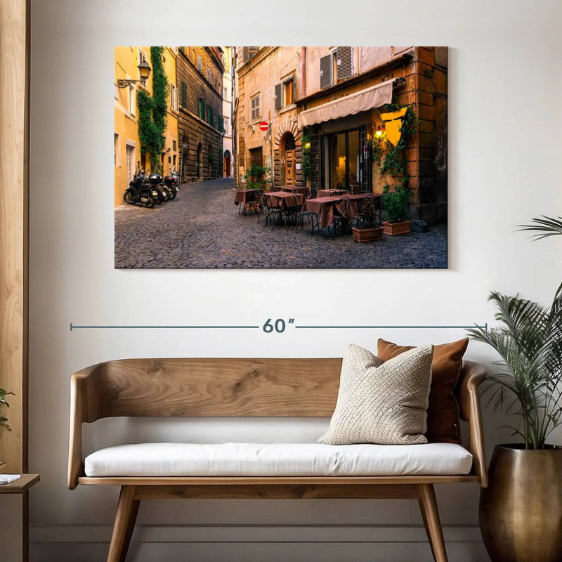 Sirci, rue historique de Rome, H 32 po x l 48 po