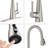 Pull Down Kitchen Faucet With Deck Plate-120756521-125523654