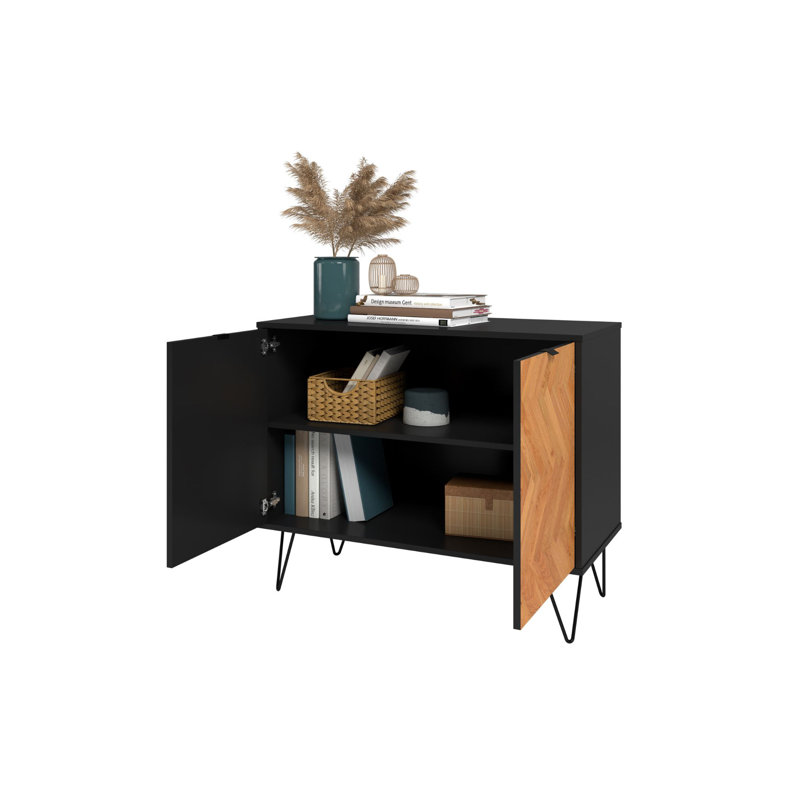 90cm Sideboard, Brown