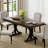 71-Inch Rectangular Dining Table with Two Drawers, Wooden Kitchen Table w/Large Tabletop & Sturdy Frame, Large Dining Table for 6-8 with Double Pedestal, for Dining Room, Office-367522707
