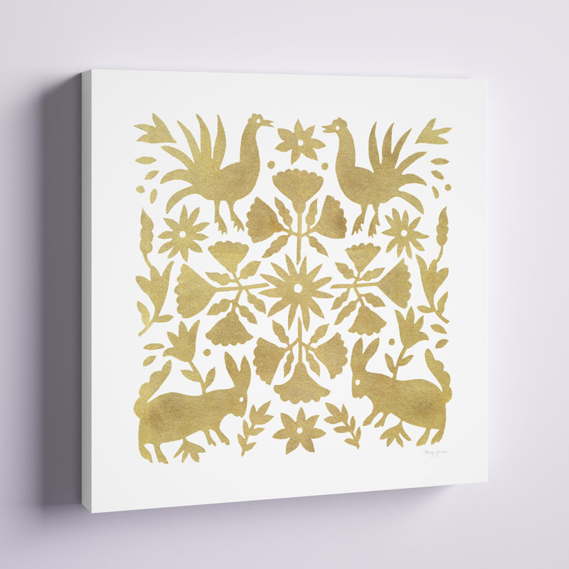 «Otomi Elegance V» par Nancy Green, reproduction sur toile, H 12 po x l 12 po