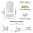 Outdoor Adirondack Chair Set Weather-Resistant HDPE Foldable Patio Chair Fire Pit Chair with Cup Holder-523273413