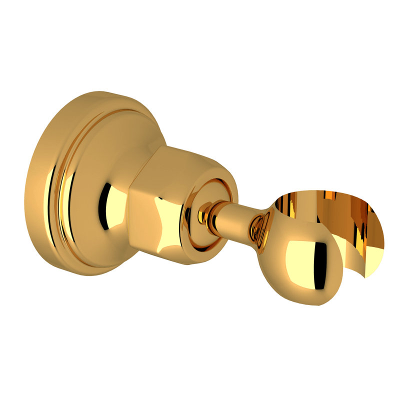 Perrin & Rowe® Handshower Parking Bracket, Unlacquered Brass