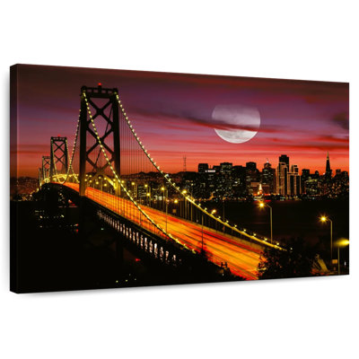 Lilie Moonlit San Francisco Bay Bridge
