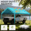 Housse de remplacement pour abri d'auto 10 'X 20', imperméable et protégé contre les rayons UV avec des cordes élastiques-127667590-127667591