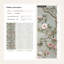 Papier peint rétro à motif floral oiseaux