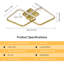 Square Flush Mount-277769624