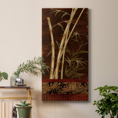 Bamboo Garden I - Wrapped Canvas Print