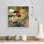 Portrait de Joan Salvat-papasseit (1894-1924) par Rafael Perez Barradas, reproduction d'art sur toile