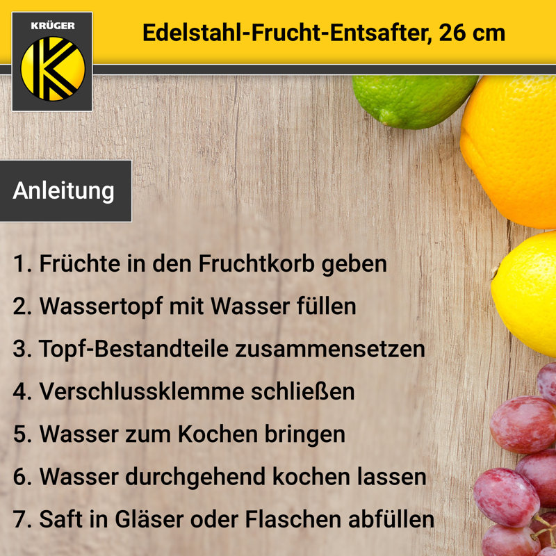 Karl Kruger Electric Steam Juicer