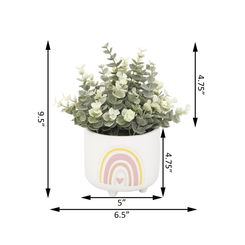 4,75 po plante d'eucalyptus artificiel en pot
