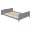 Lit double superposé au dessus d'un lit double avec bureau-1008324918