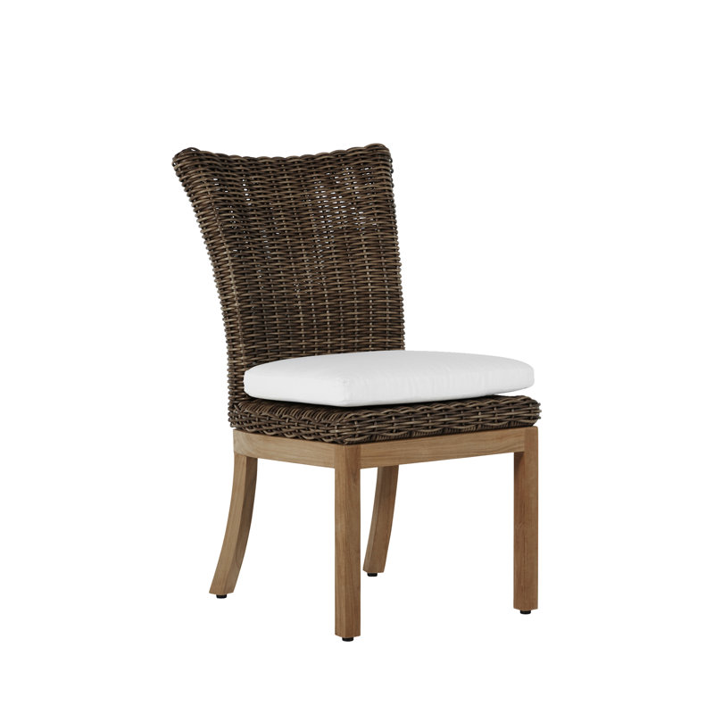 Montauk Side Chair, No Welt, Frond Chambray