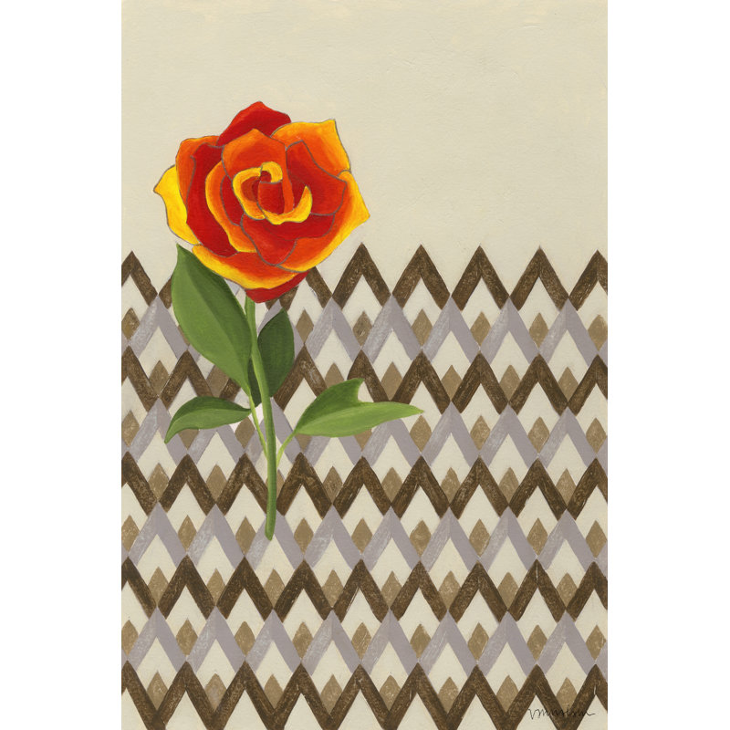 Rosa Dawn I by Vanna Lam - Wrapped Canvas Print, 46cm H x 30cm W x 3.8cm D