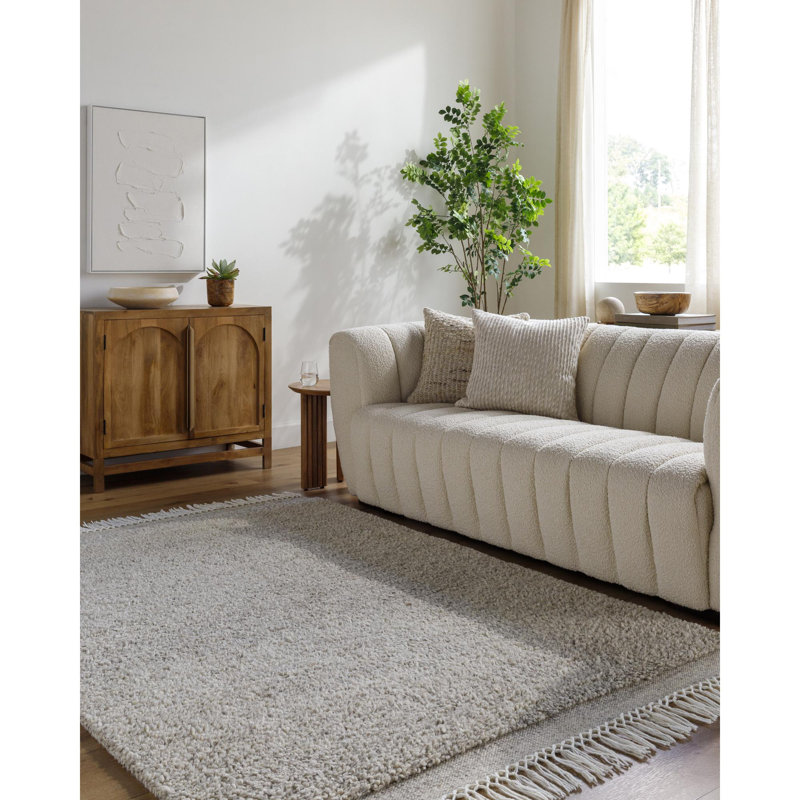 Mabel Hand Tufted Wool Area Rug, Rectangle 8' x 10'