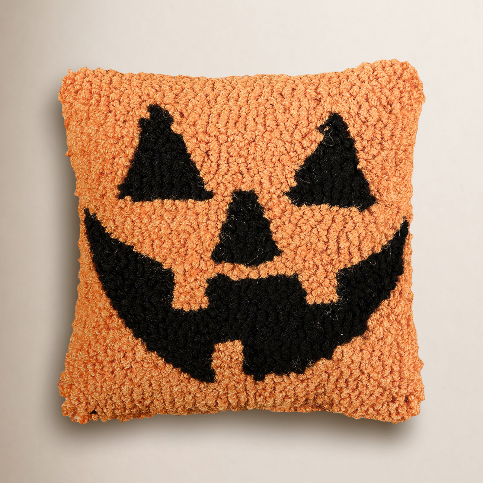 Ardsley Petite Hooked Halloween Throw Pillow, Ardsley
