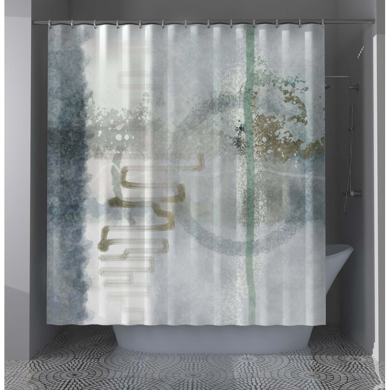 Abstract Shower Curtain