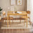 Momordique Modern Farmhouse Square Table, Cozy Wooden Dining Table for 1-2 Persons, Ideal for Small Kitchen & Dinner Spaces-112848472
