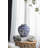 8.5X8.5X9" Blue & White Decorative Vase