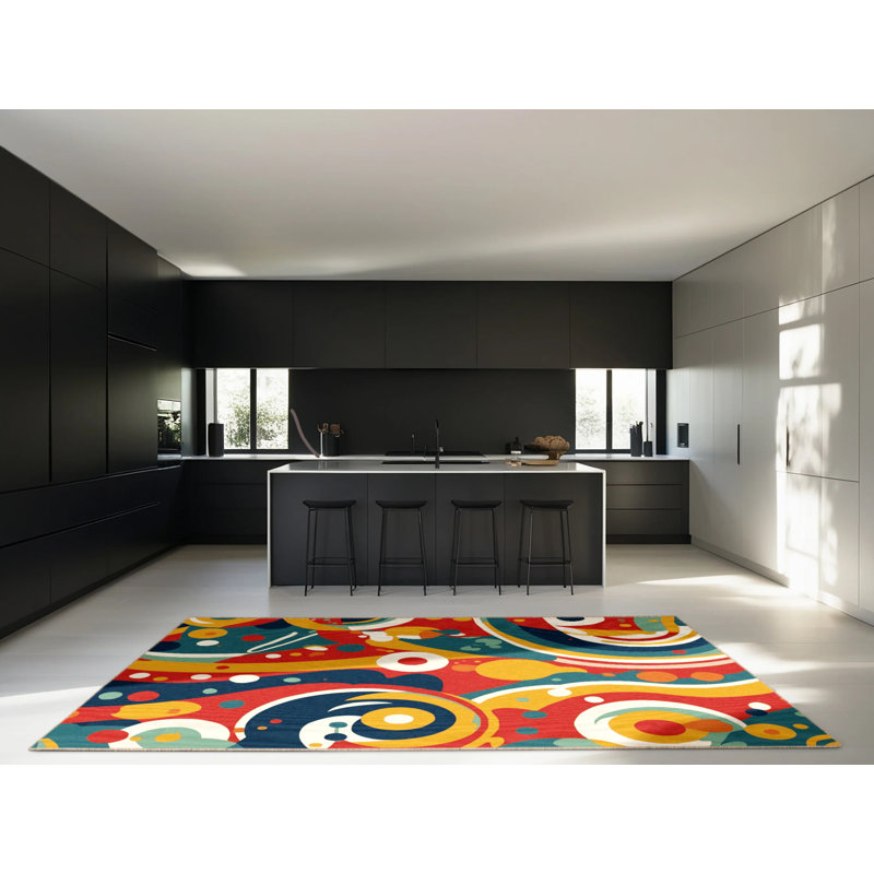 Spirited Stomp Rug, Rectangle 8' x 12'