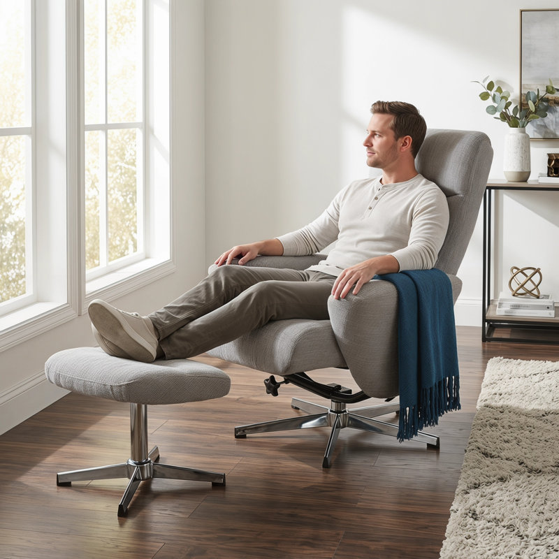 Fauteuil inclinable avec repose-pieds