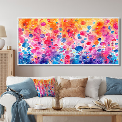 Pink Blue Aquariums Bubbles I - Aquariums Wall Decor