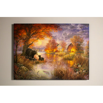 Black Bear Farms 18x24 Fully Illuminated ColorChange LED Print
