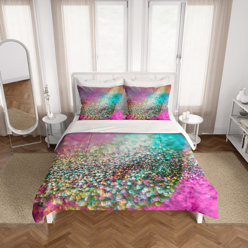 Abstract Duvet Cover, King Duvet Cover + 2 King Shams