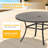 Rhoridh Round 8 - Person 54'' L Outdoor Restaurant Dining Set-1672674513