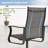 5-Piece Waterproof Patio Dining Set – Outdoor Rectangular Table & 4 Padded Swivel Chairs-17071149