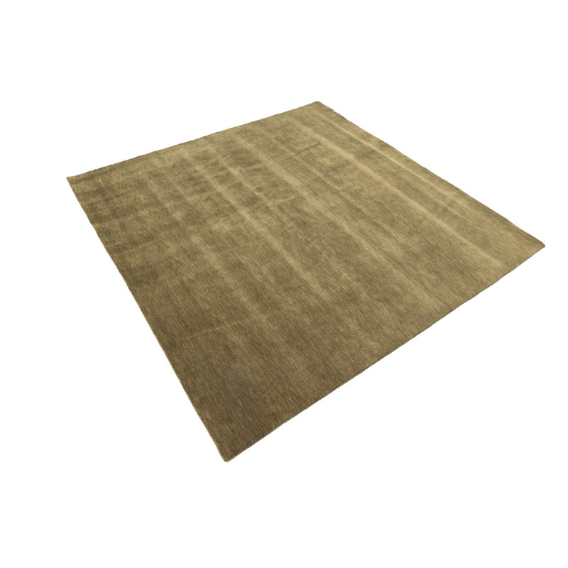 Ottosson Hand Loomed Gabbeh Rug, 100% Wool, Solid Color, Fade & Stain Resistant, Durable, All Sizes, India-Made.