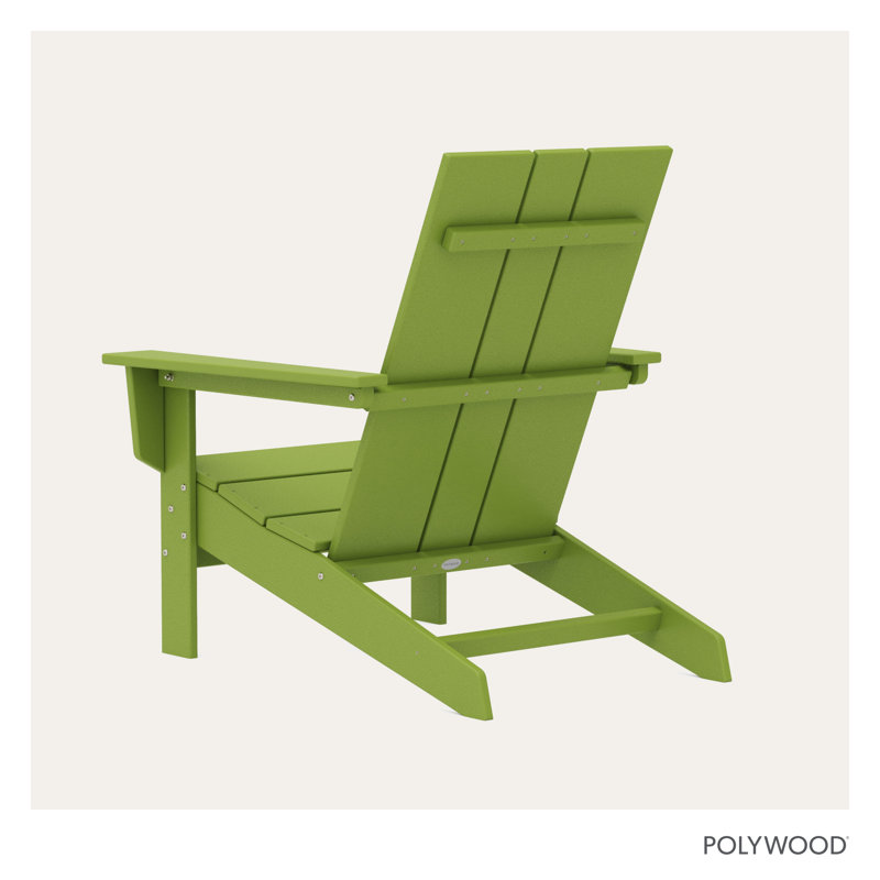 POLYWOOD x AllModern Oversized Adirondack Chair, Green