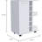 Bar Cabinet Liquor Cabinet Wine Cabinet Bar Cabinets For Liquor Farmhouse Storage Sideboard Buffet Coffee Bar Cabinet With Single Door Cabinet, 4 Casters, And 6 Wine Cubbies-1335082346