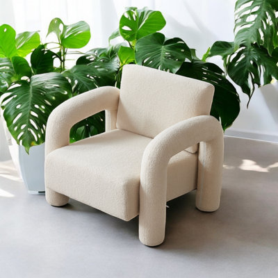 Fauteuil rembourré Mid-Century