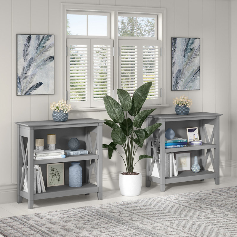 Huckins Bookcase, Cape Cod Gray