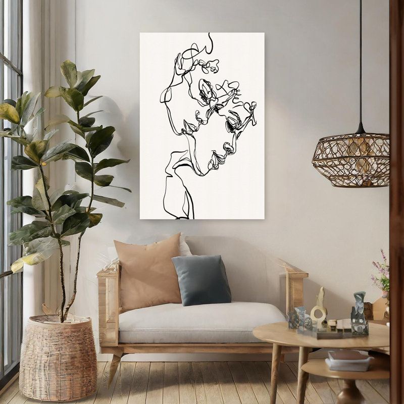Art contemporain, art contemporain abstrait, H 48 po x l 32 po