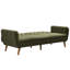Full / Double 210.8cm Velvet Futon Sofa-71882462