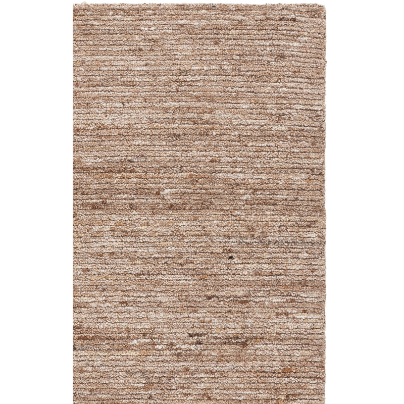 Earthly Hand Tufted Wool Solid Color Indoor Rug, Rectangle 4' x 6'