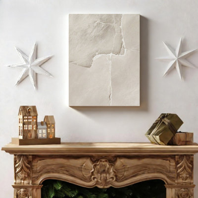 Toile marbrée beige 16 x 20