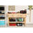 iDesign Recycled Plastic Large Open Front Stacking Storage Bin with Handles – Matte Black