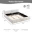 Lit plateforme California King Size recouvert de tissu bouclé-1275352953-1122034130