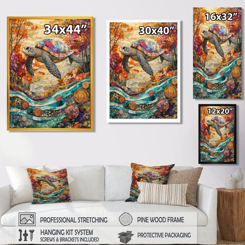 Coey - animaux, art mural, Toile tendue, Ne s’applique pas, H 20 po x l 12 po