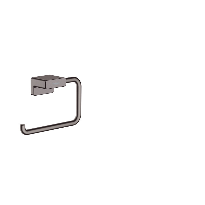 Porte-rouleau sans couvercle Hansgrohe AddStoris, Chrome poli noir
