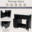 Meuble-lavabo 36 po avec lavabo, armoire de salle de bain avec tiroirs, structure solide et panneau de fibres à densité moyenne, deux ensembles-134287461