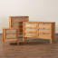 Ensemble de rangement en bois brun doré 3 pièces Betzayda Baxton Studio Jenn