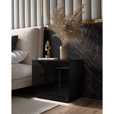 Varonique 2 Drawer Bedside Table
